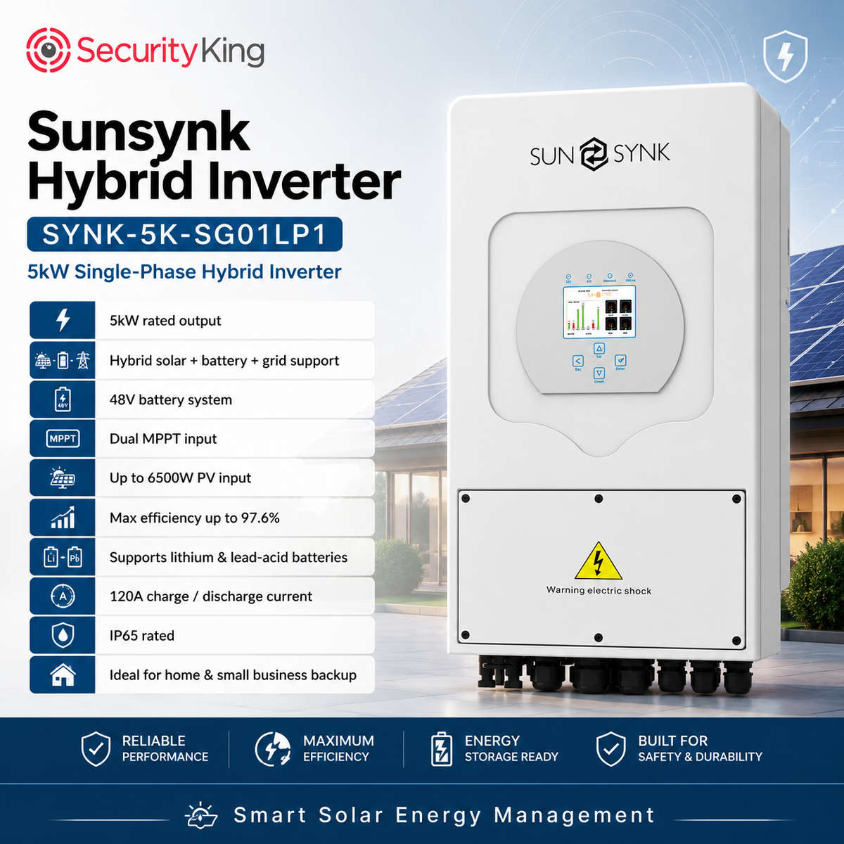 Sunsynk 5Kw Hybrid Inverter 48V