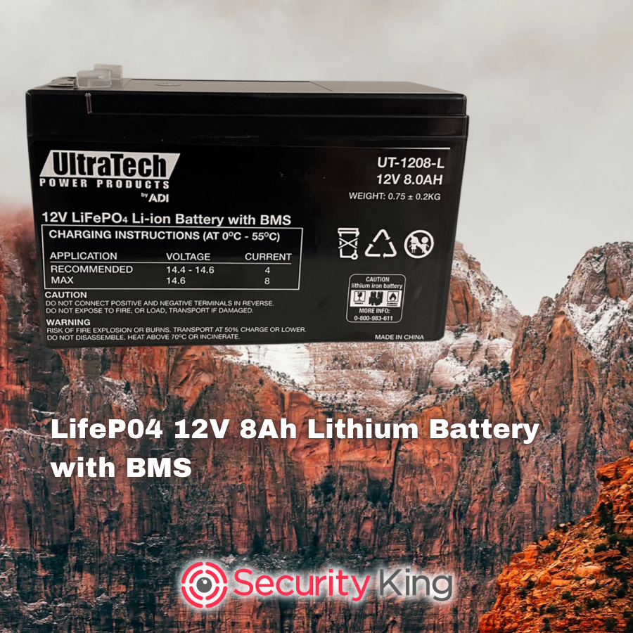 UltraTech 12V 8Ah Lithium Battery