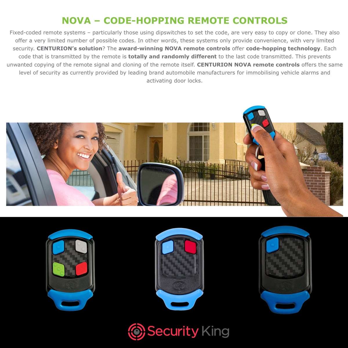 Centurion Nova 2 Button Remote