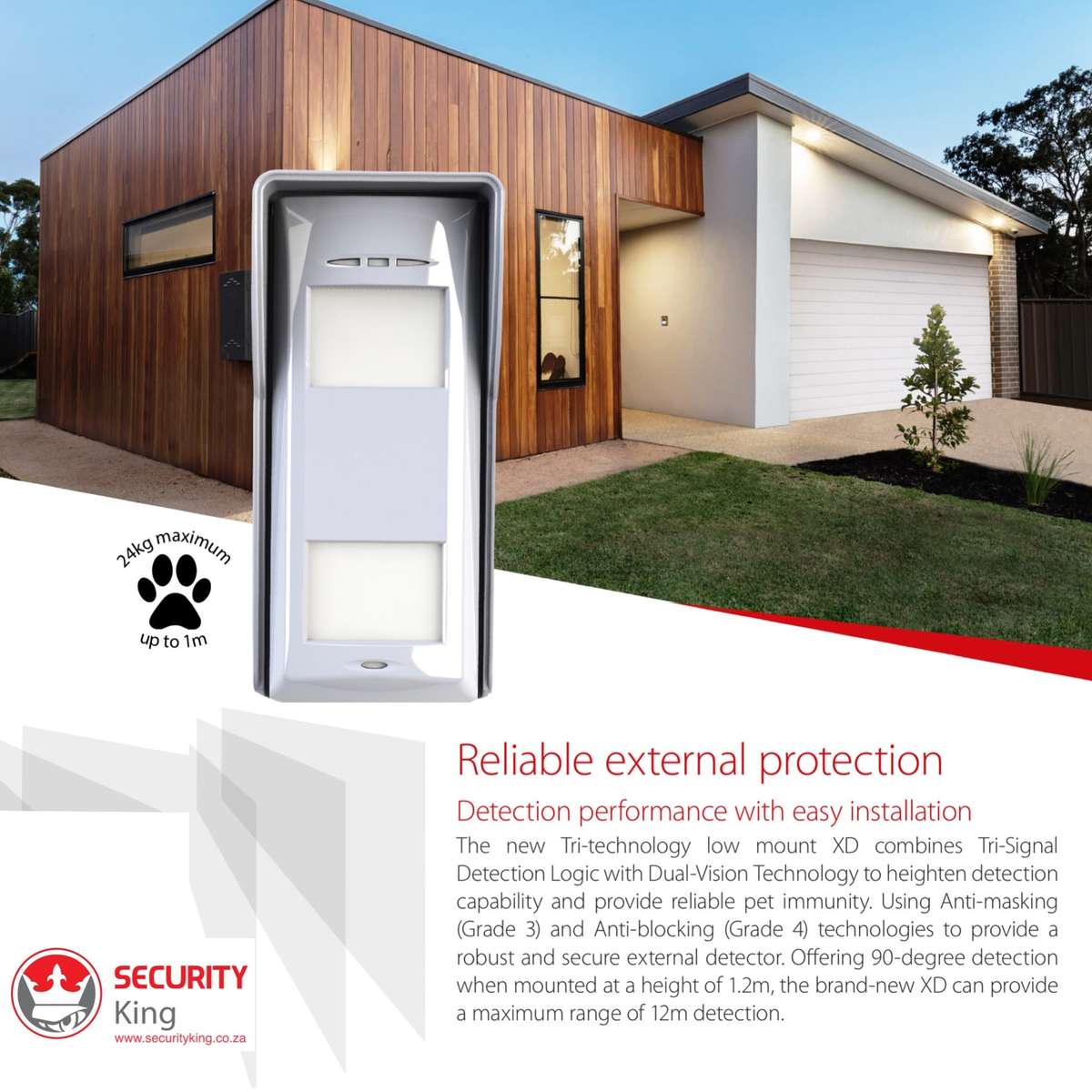 Pyronix Outdoor 90 Degree Motion Detector PIR (Wired)