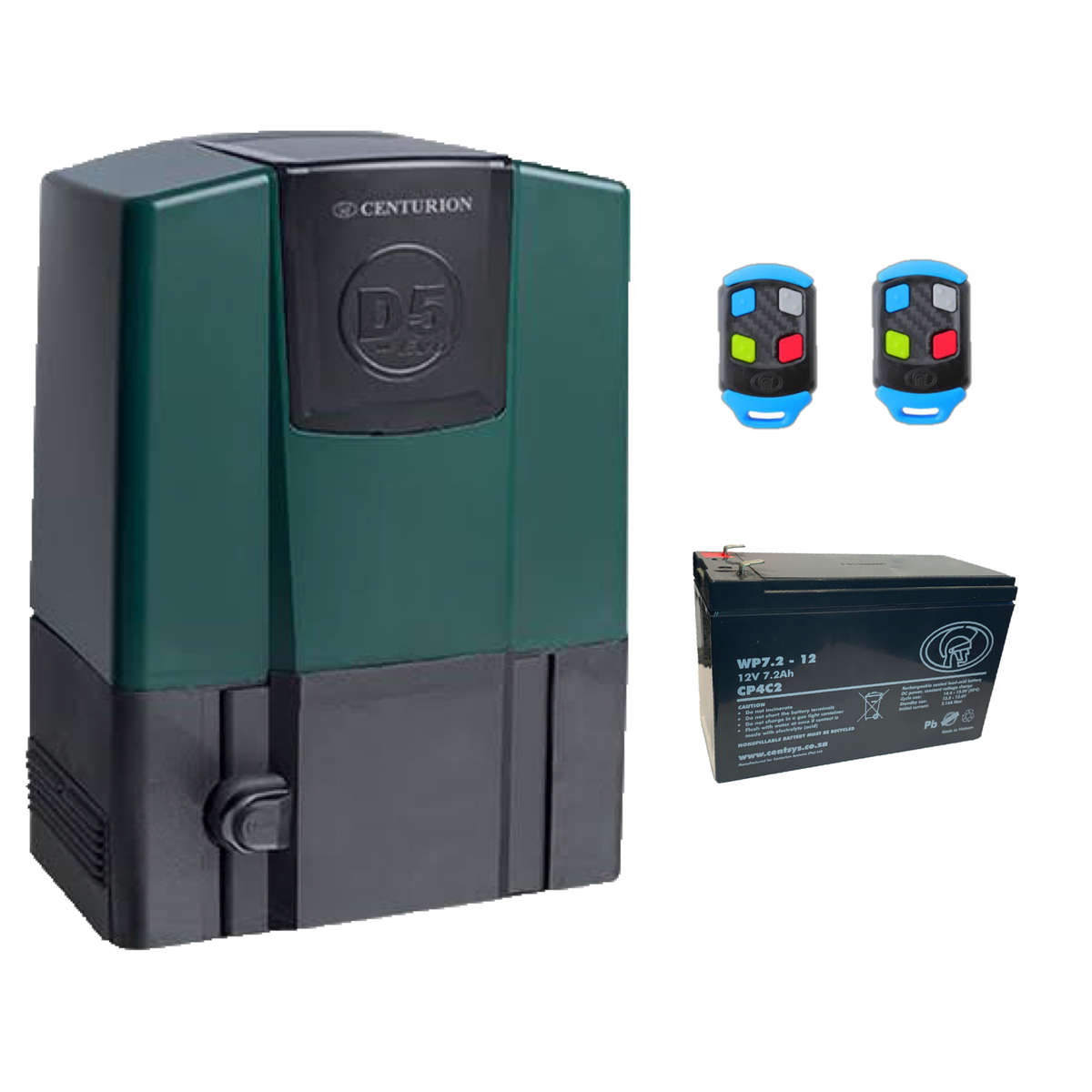 Centurion D5 Evo Gate Motor incl Battery