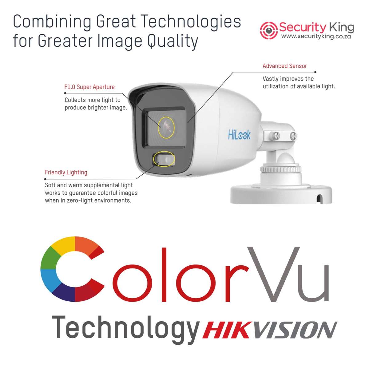 HiLook 8 Channel 1080p ColorVu Complete Kit