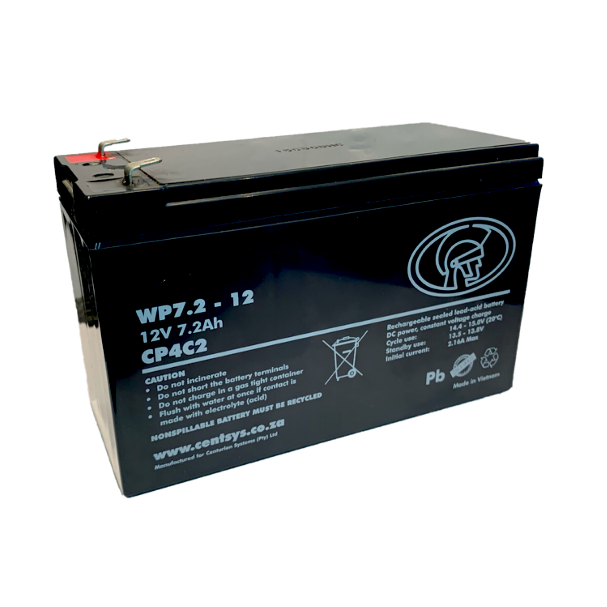 Centurion Gate Motor Battery 12V 7AH