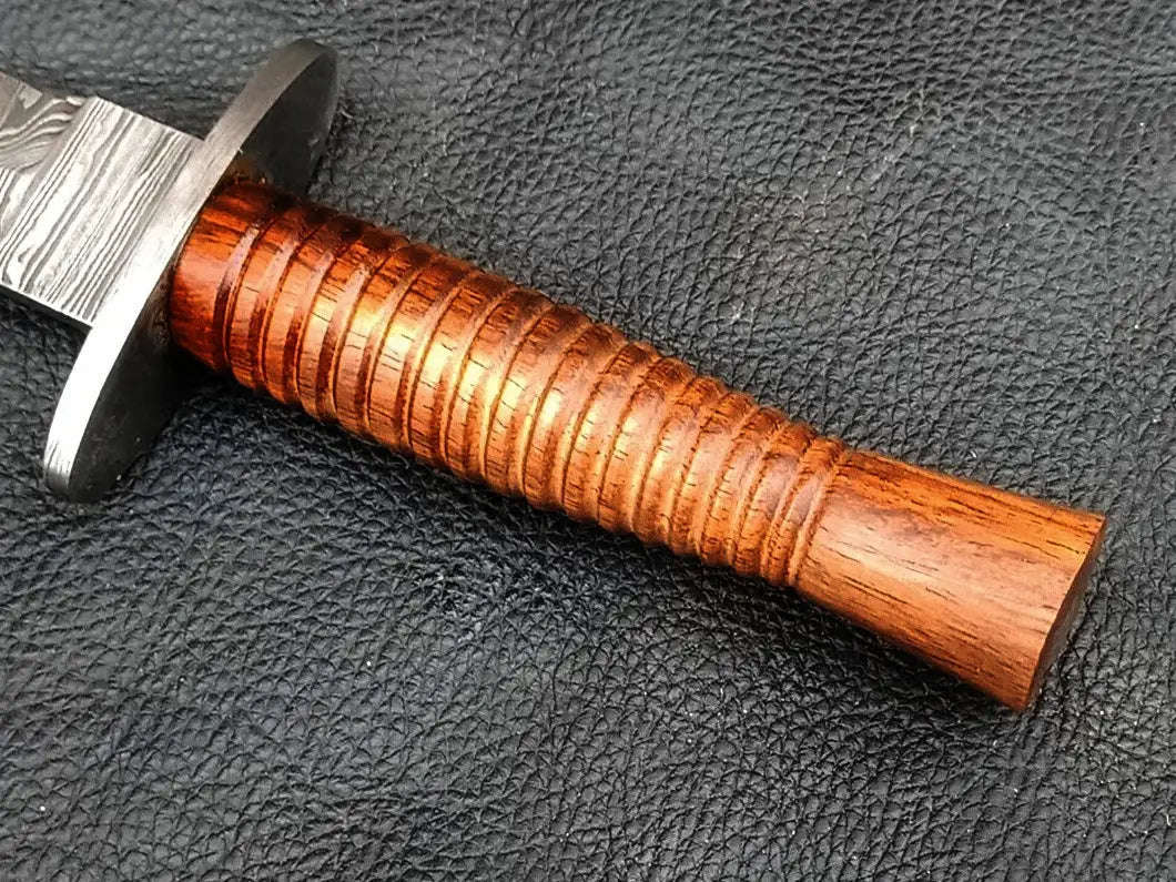 Handmade Damascus Steel British Commando Dagger - C252