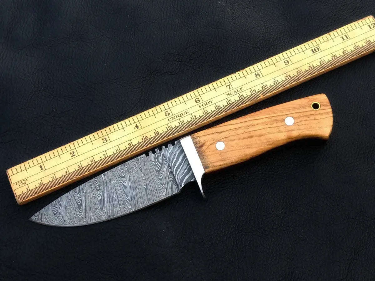 Handmade Damascus Steel Skinning Knife-C12