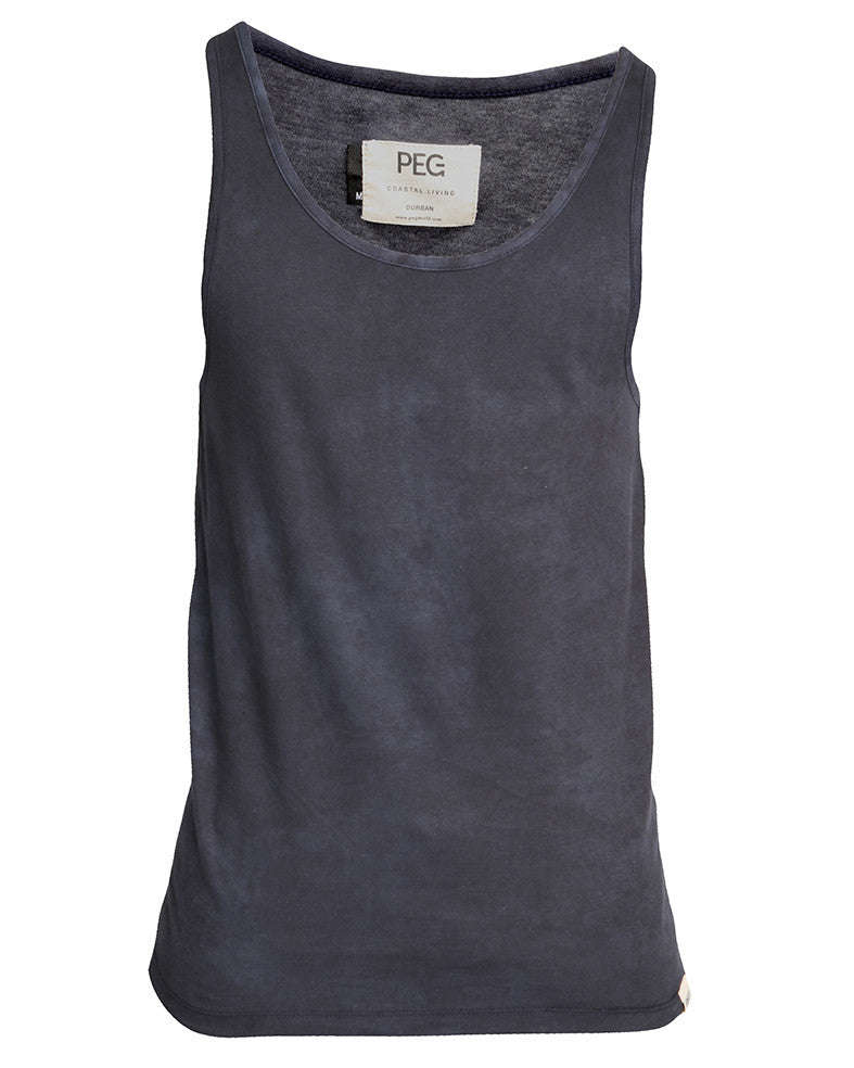Peg Vest - Tie Dye Navy - S