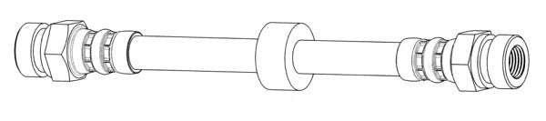 Brake Hose - Abh740 (Argus Motoring)
