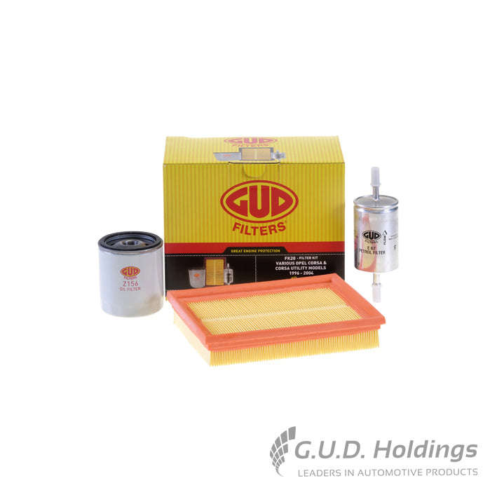 GUD FILTER KIT Filter For OPEL CORSA [C] 1.4I (C14SE 8V 66KW) 03-07