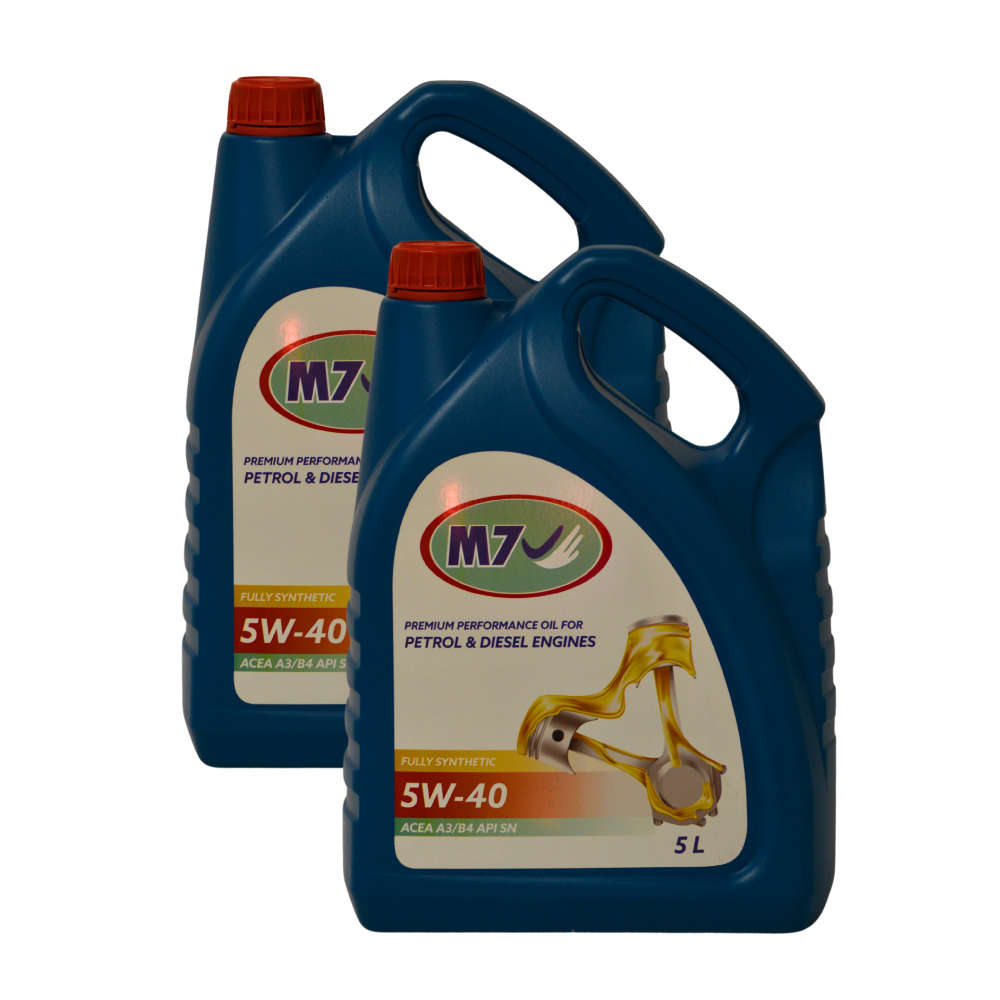 M7 5W-40 FULLY SYNTHETIC A3/B4 OIL - 5L x 2