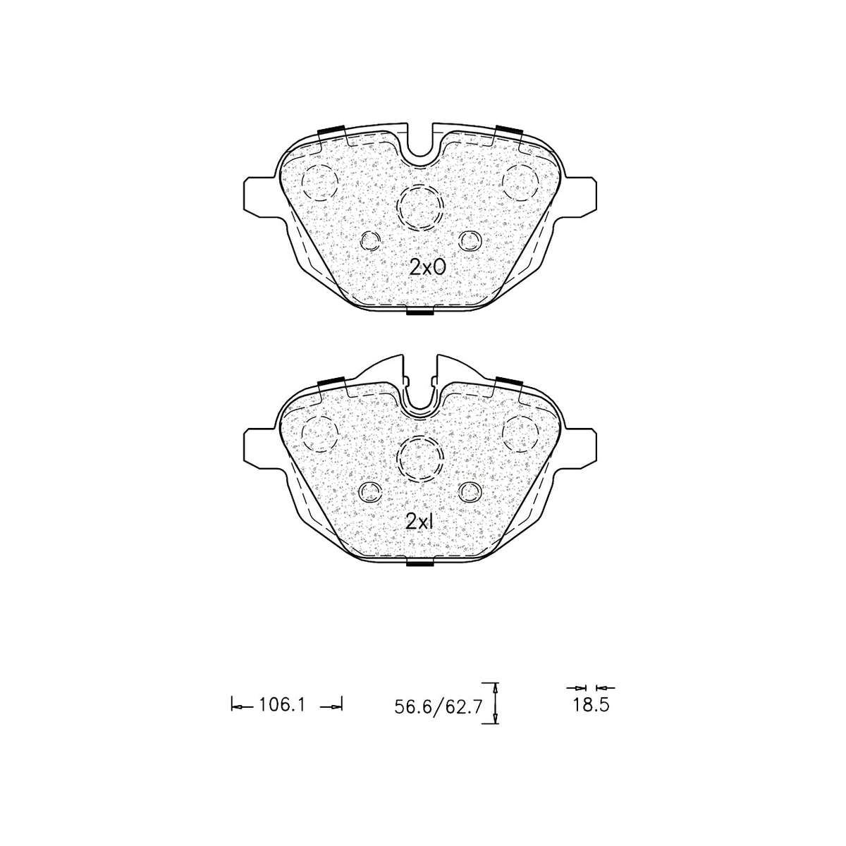 Brake Pad Set - Ate1254 (Ate)