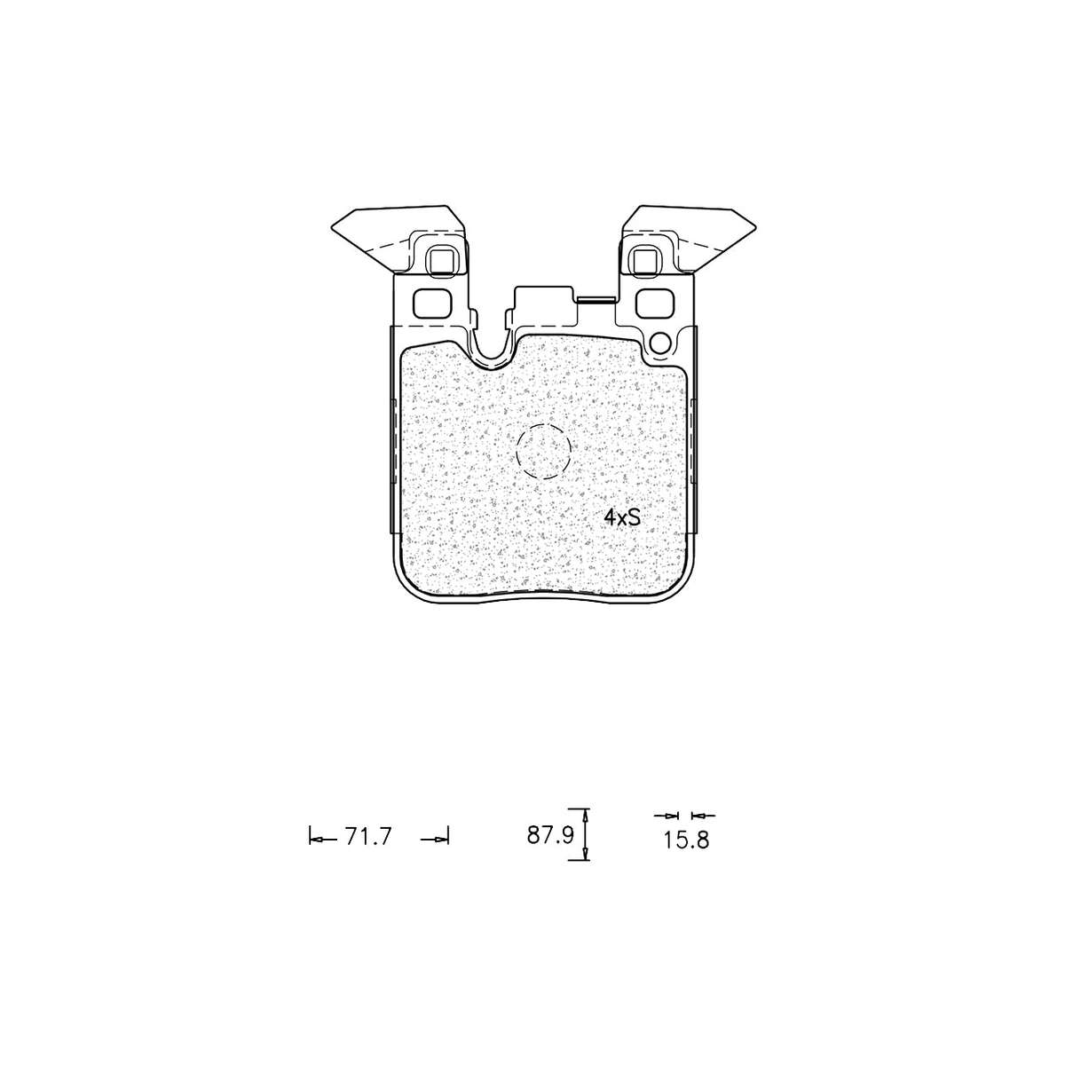 Brake Pad Set - Ate1278 (Ate)