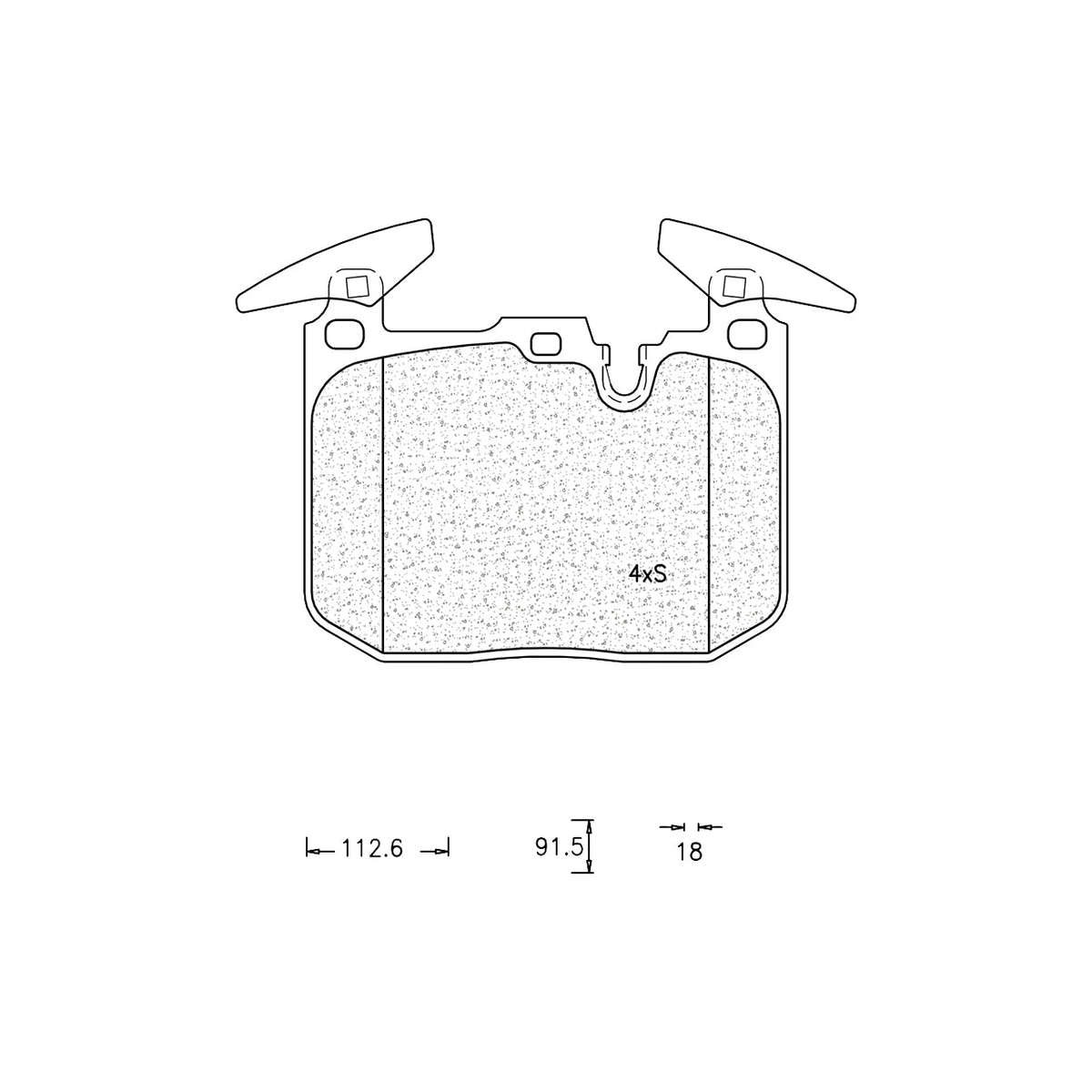 Brake Pad Set - Ate1279 (Ate)