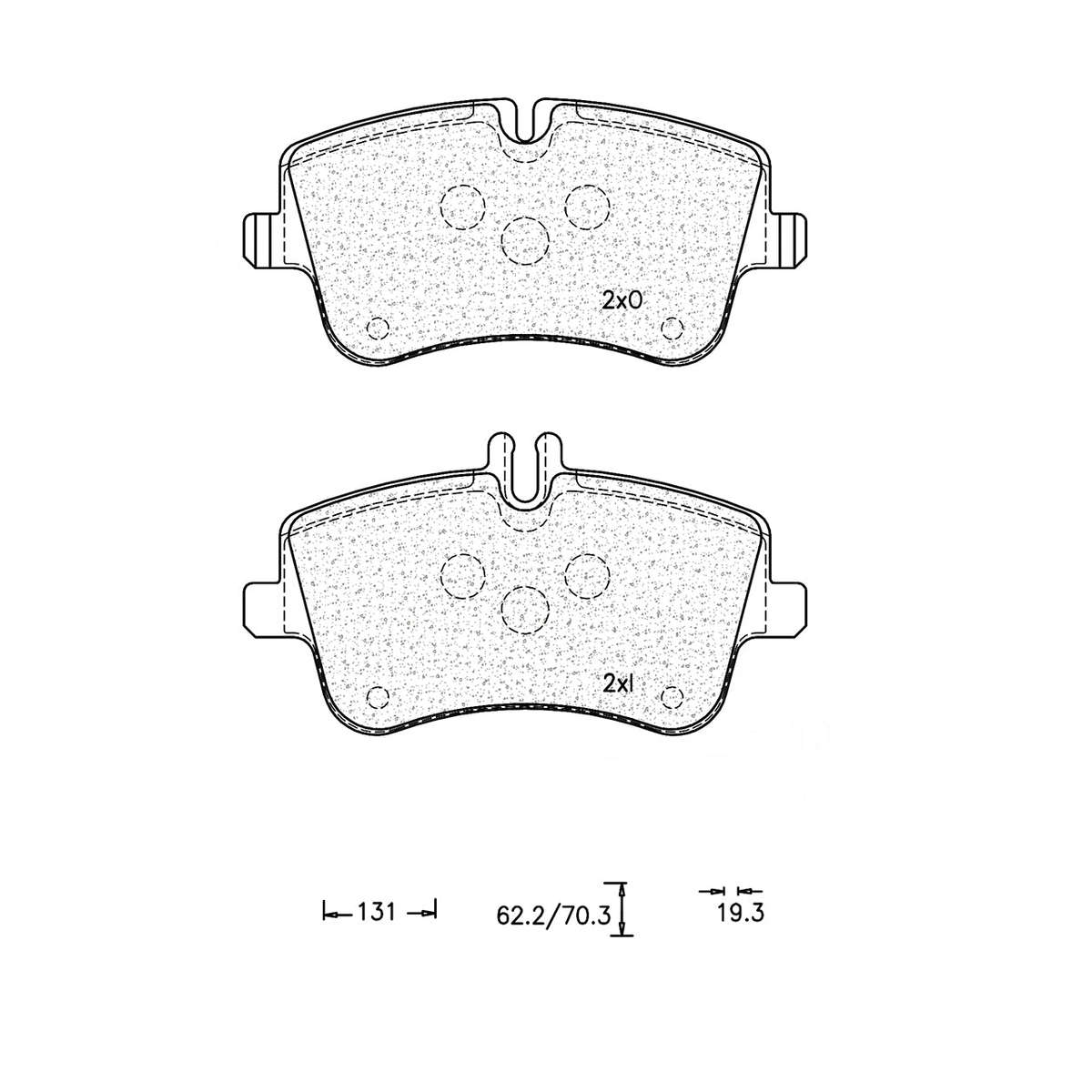 Brake Pad Set - Ate923 (Ate)