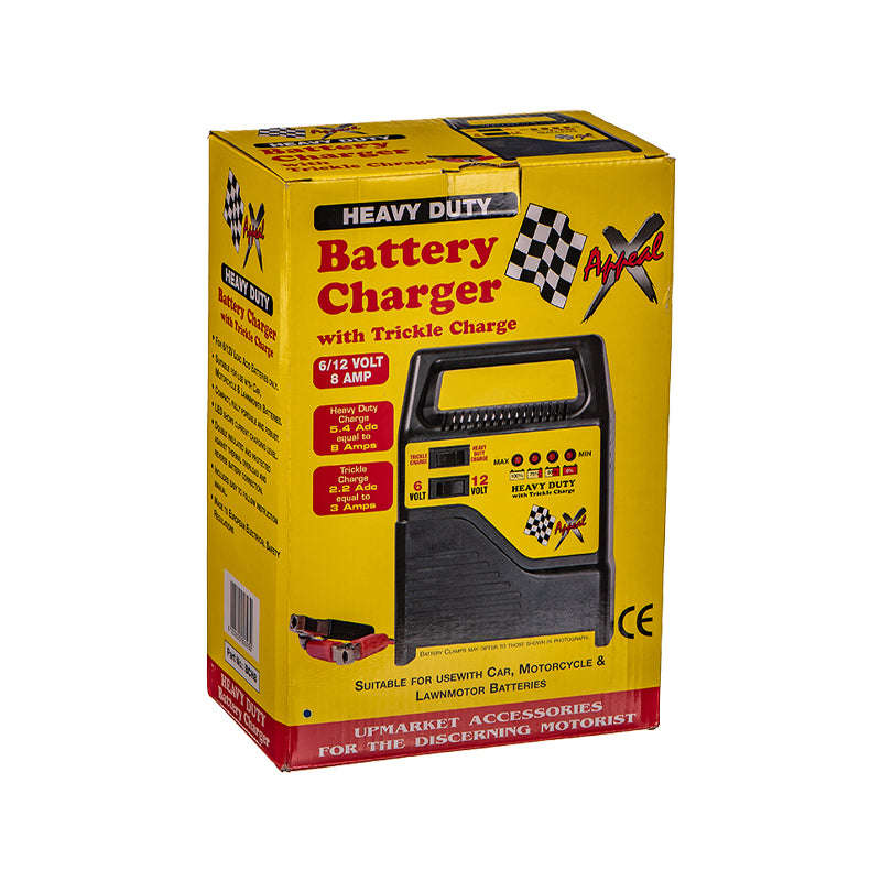 8 Amp 6/12V Battery Charger - Bch8