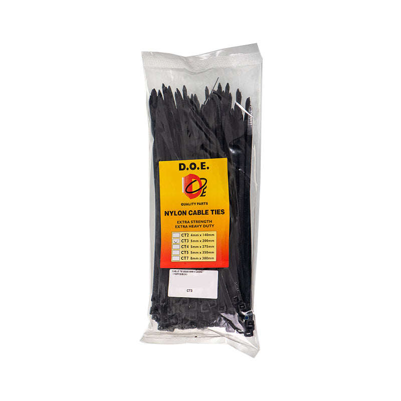 Cable Tie 5Mmx200Mm 100 P/Box - Ct3