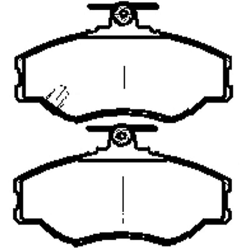 Brake Pad Set - D3088 (Uni Brake)