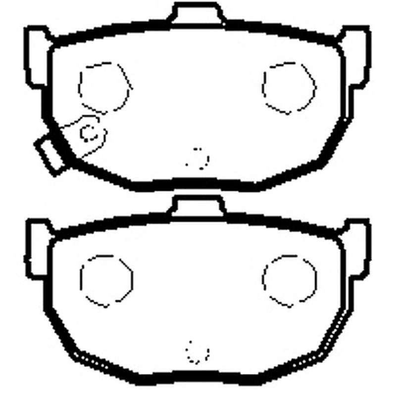 Brake Pad Set - D3092 (Uni Brake)