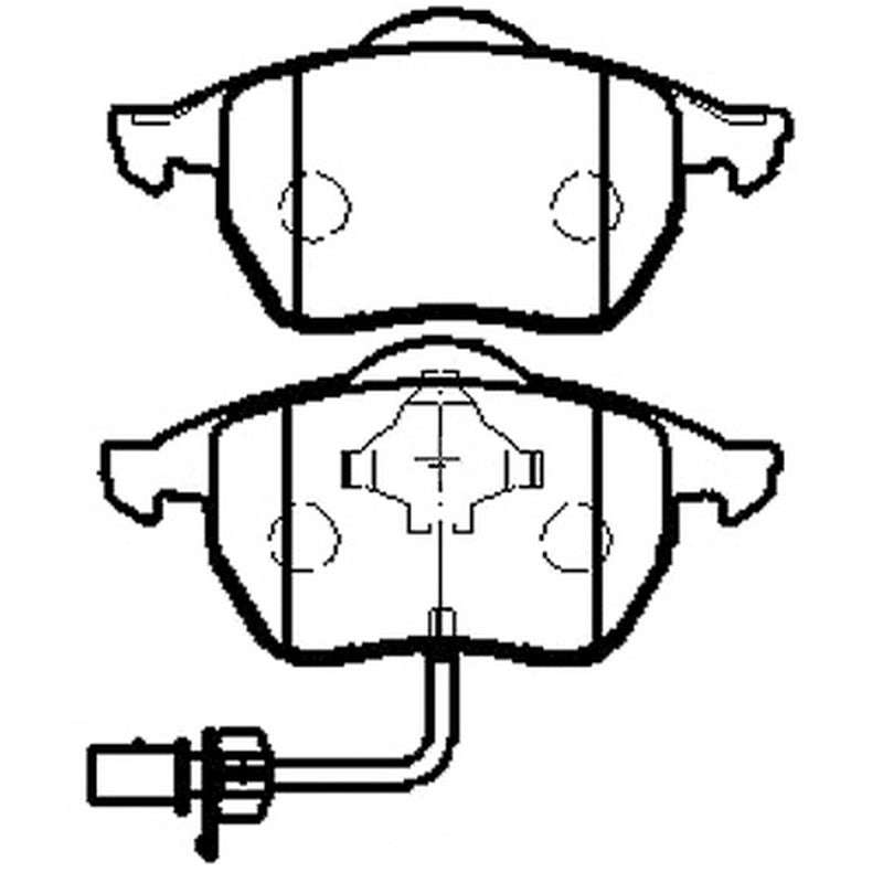 Brake Pad Set - D3390 (Uni Brake)