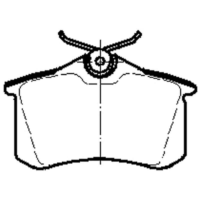 Brake Pad Set - D3698 (Uni Brake)