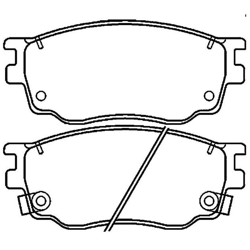 Brake Pads - Front: Mazda 3 2.3, MPS 2007-09