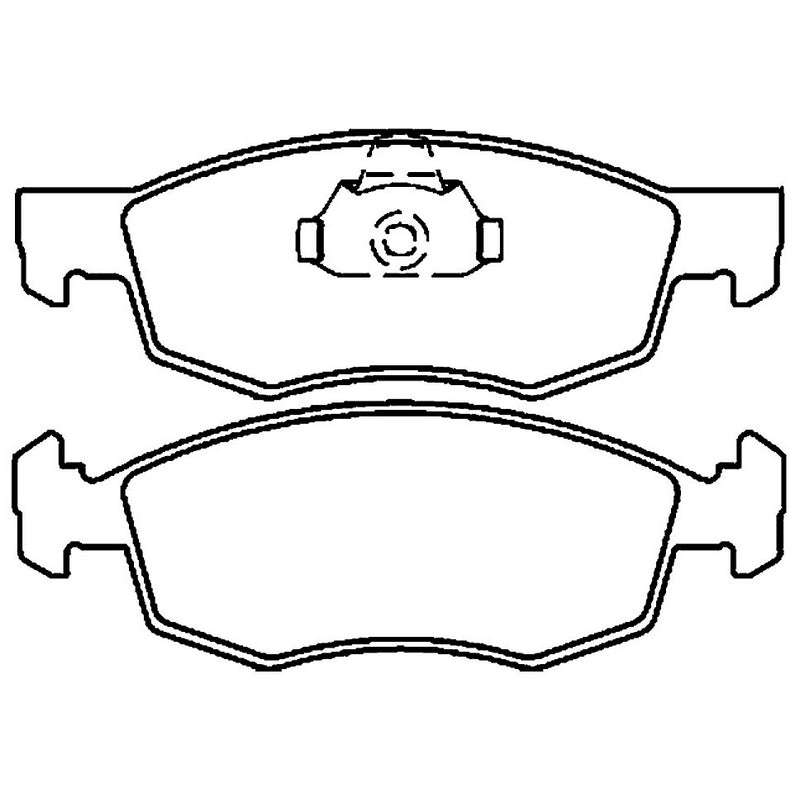 Brake Pads - Front: NISSAN NP200 1.6 (K4M ) (16V 77KW ) 08-
