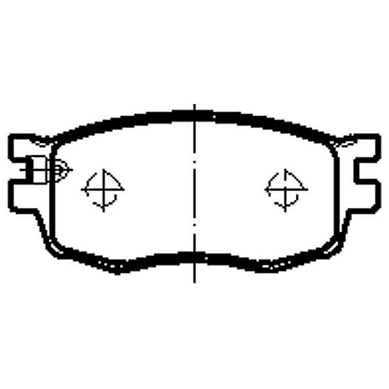 Brake Pads - Front: Hyundai Accent i20, Kia Rio