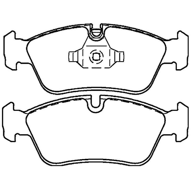 Brake Pads - Front: BMW 120 E87 2004-11, 125 2007>