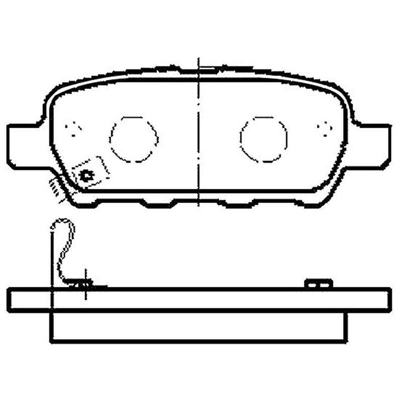 Brake Pads - Rear: Nissan Murano, Quashqai, Xtrail, Renault Koleos 10>