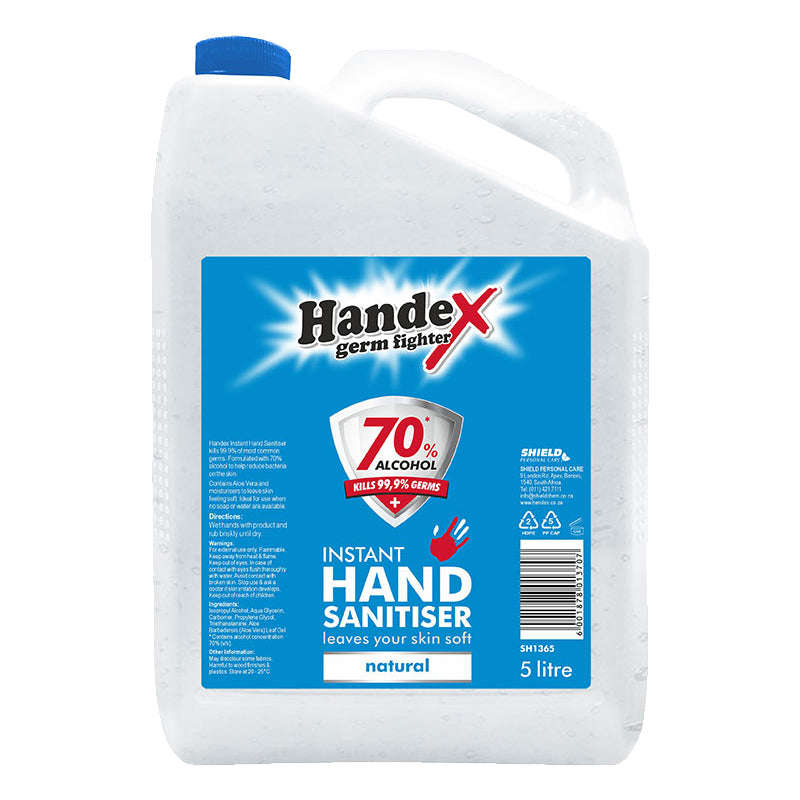 Handex Hand Sanitiser 70% Natural - 5L
