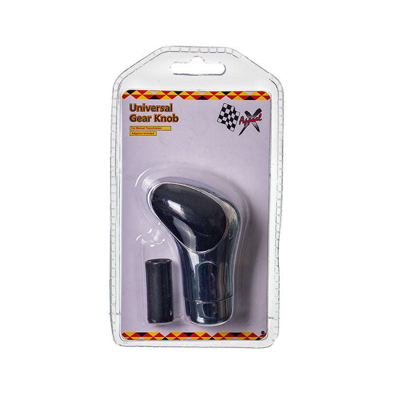 Gear Lever Knob - Black/Chrome