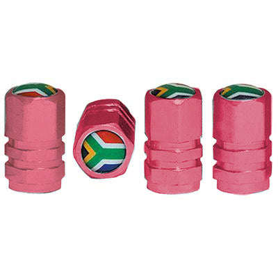 Tyre Valve Caps Sets with S.A Flag Insignia