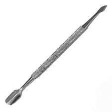 Nail Perfection Steel Dual Tool Cuticle Pusher Stainless Steel Double End Manicure Pedicure Nails...