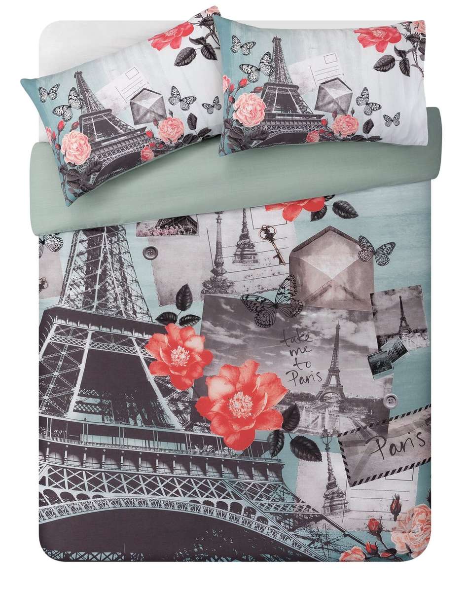 HOME Take Me to Paris Bedding Set - Double