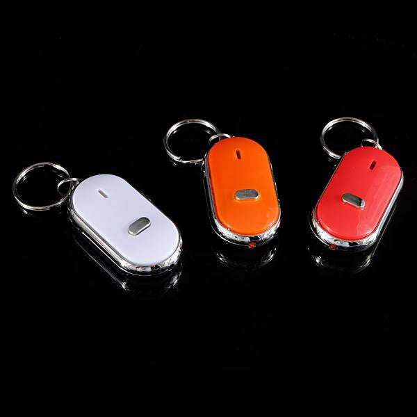 Whistle Key Finder Keychain Sound LED With Whistle Claps