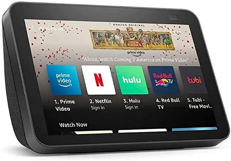 Amazon Echo Show 8 (2nd Gen, 2021, Charcoal, In Stock Import)