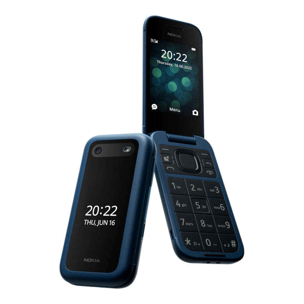 Nokia 2660 Flip 4G (128MB, Blue, In Stock Import)