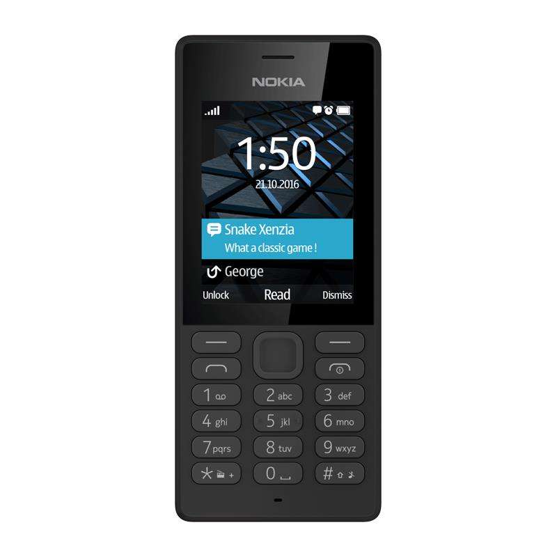 Nokia 150 (Series 30, Black, 2G, Single Sim, Local Stock)