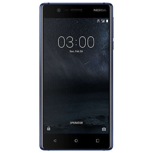 Nokia 3 (16GB/2GB, Tempered Blue, Single Sim, Local Stock)