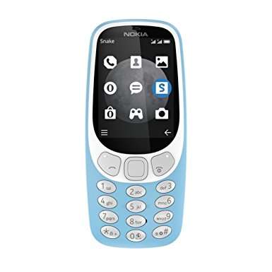 Nokia 3310 (2017, 16MB, Dual Sim, Azure Blue, Special Import)
