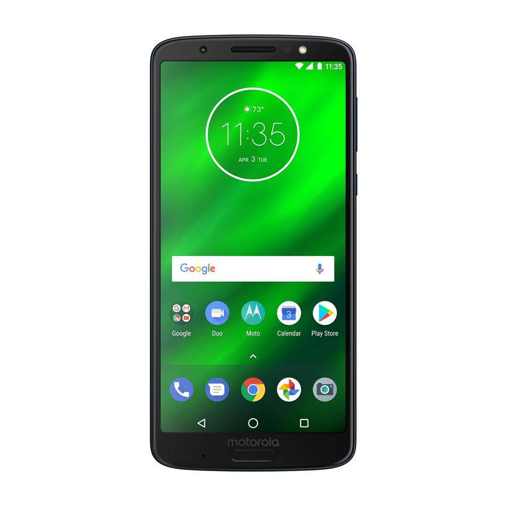 Motorola Moto G6 Plus (64GB, Dual Sim, Blue, Special Import)