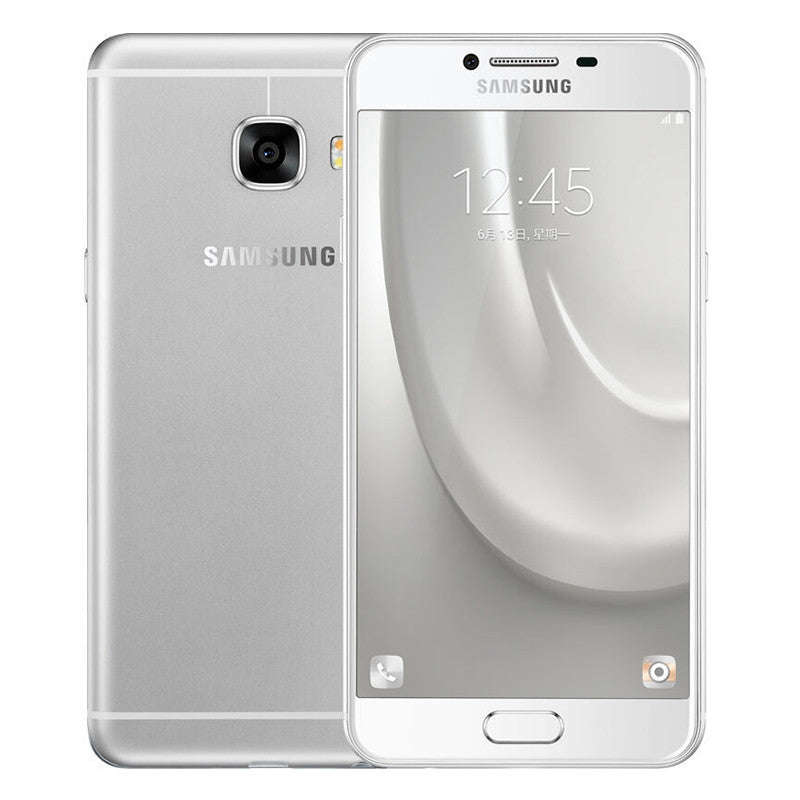 Samsung Galaxy C7 (Single Sim, 32GB, Silver, Special Import)