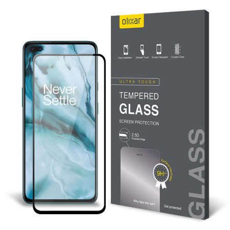 Olixar OnePlus Nord 2 Tempered Glass Screen Protector ()