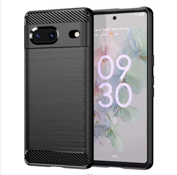 Olixar Sentinel Google Pixel 7 Case And Glass Screen Protector (Black, In Stock Import)