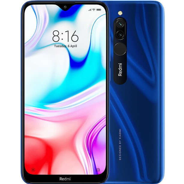 Xiaomi Redmi 8 (64GB, Dual Sim, Blue, Special Import)