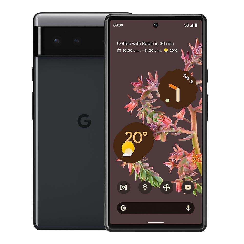 Google Pixel 6 5G (128GB, Stormy Black, Special Import)