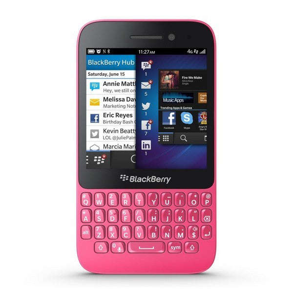 Blackberry Q5 QWERTY (8GB, Pink, Special Import)