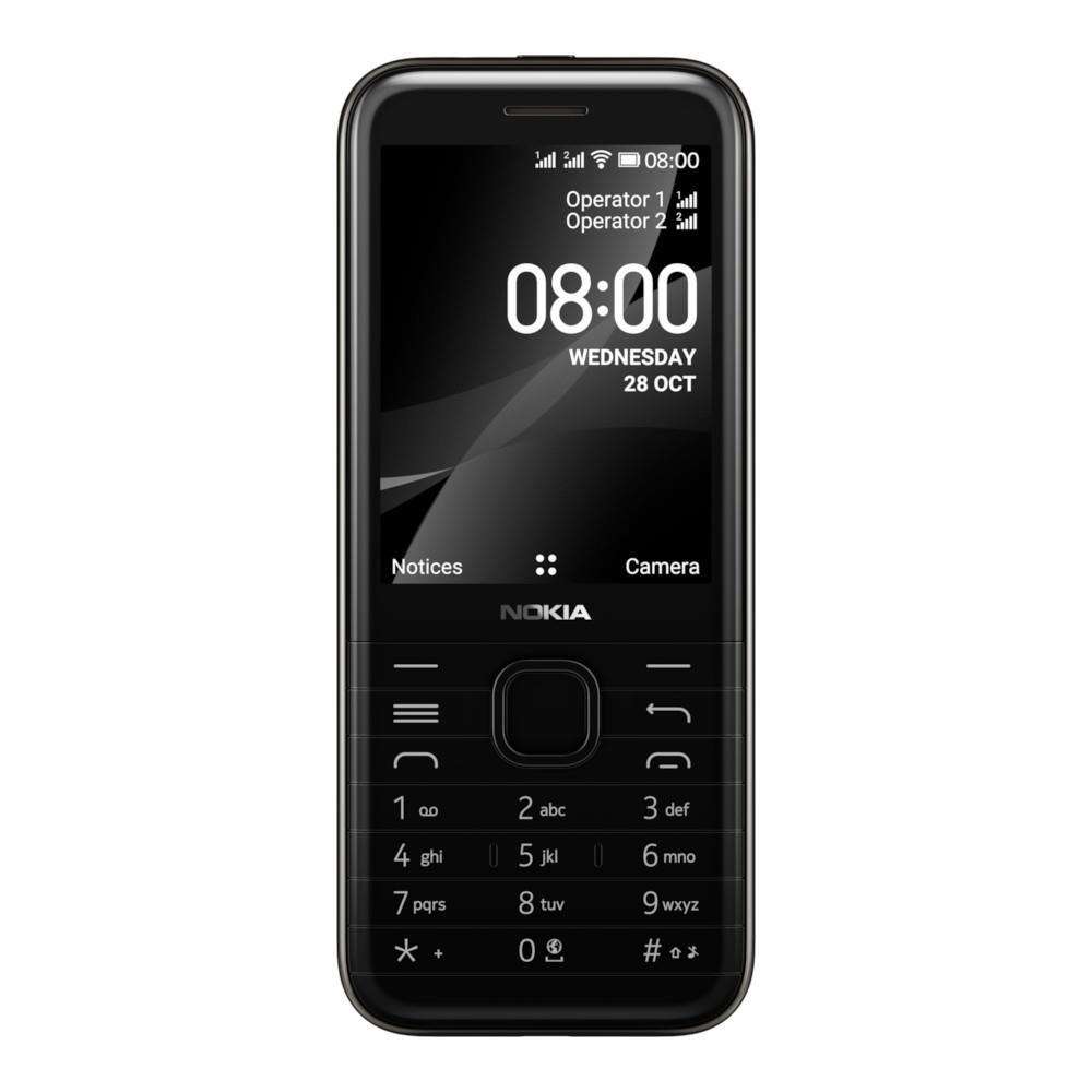 Nokia 8000 4G (4GB, 512MB, Dual Sim, Black, Special Import)