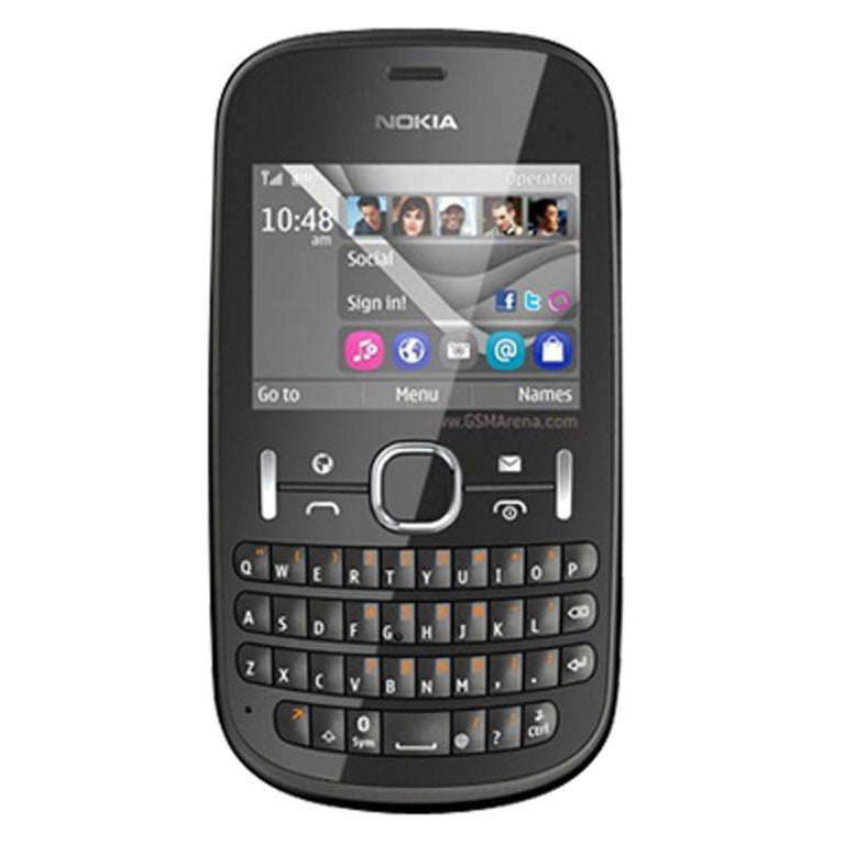 Nokia Asha 201 Single Sim ( Black, Local Stock)