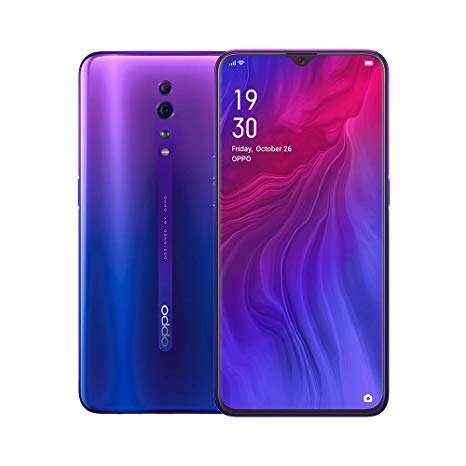 Oppo Reno Z (128GB, Dual Sim, Aurora Purple, Special Import)