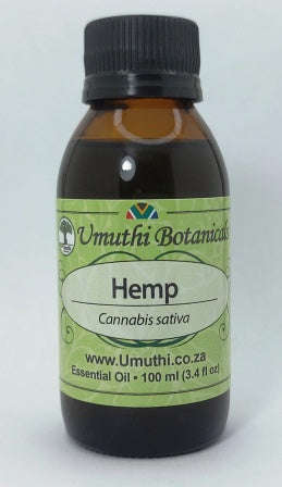 HEMP SEED OIL - - sativa - Cold Pressed - 100 ml bottle